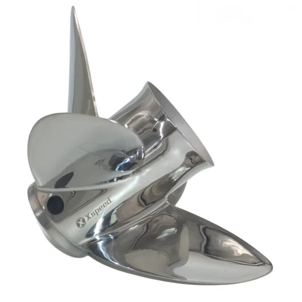 Hfc58ed60a348486686a285040ba36587b-10.webp Mercury 15 1/4x18 Stainless Steel Propeller Replacement with Hub Kit 4 Blade 15 Tooth RH 150-300HP Outboard Propeller