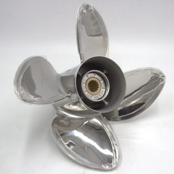 Mercury 4-blade stainless steel propeller construction detail