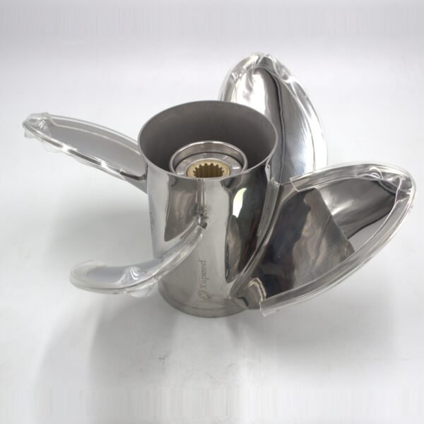 Mercury stainless steel propeller precision machining detail