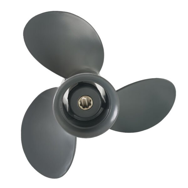 Honda 9.5x8 Aluminum Propeller Replacement 3 Blade 8 Tooth RH 2-1/2" Gearcase 8-20HP Outboard Propeller