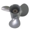 photobank (1) Honda 9.9x10 Aluminum Propeller Replacement 3 Blade 10 Tooth RH 3" Gearcase 25-30HP Outboard Propeller OEM 58130-ZW2-F21ZA