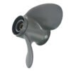 photobank (2) Honda 9.25x11 Aluminum Propeller Replacement 3 Blade 8 Tooth RH 2-1/2" Gearcase 8-20HP Outboard Propeller OEM 58130-ZV4-011AH