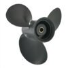 Honda 9.5x8 Aluminum Propeller Replacement 3 Blade 8 Tooth RH 2-1/2" Gearcase 8-20HP Outboard Propeller