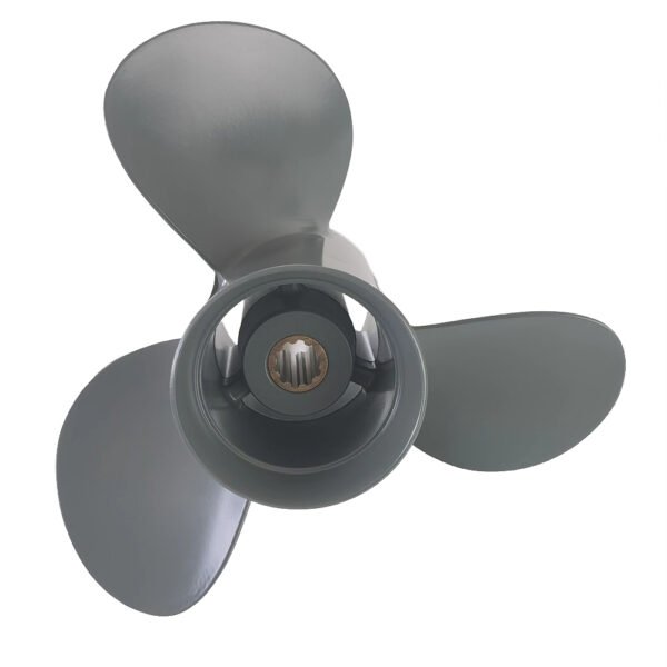 Honda 10.25x15 Aluminum Propeller Replacement 3 Blade 10 Tooth RH 3" Gearcase 25-30HP Outboard Propeller