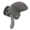 photobank (5) Honda 13-1/4x17 Aluminum Propeller Replacement 3 Blade 15 Tooth LH 4-1/4" Gearcase 60-130HP Outboard Propeller