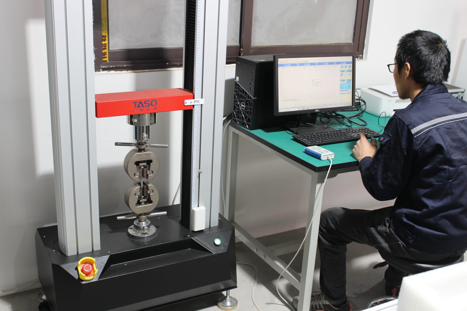 Raw material inspection and mechanical testing at Xspeed Marine factory
