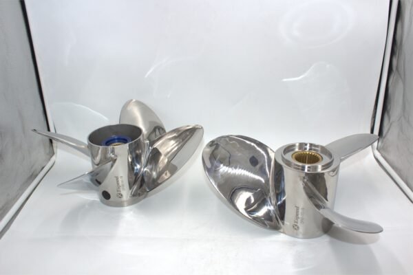 VOLVO-DUOPROP-A1-GROUP-5 Volvo Penta A5 Stainless Steel Duoprop Set Front 15 1/4x19 Rear 14 1/8x19 Front OEM 854778 Rear OEM 854788