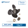 Tohatsu Nissan Replacement 13x17 Aluminum Interchangeable Propeller 4 Blade 15 Tooth RH 60-90HP