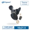 Tohatsu Nissan Replacement 16x21 1/2 Aluminum Interchangeable Propeller 3 Blade 15 Tooth RH 115-250HP