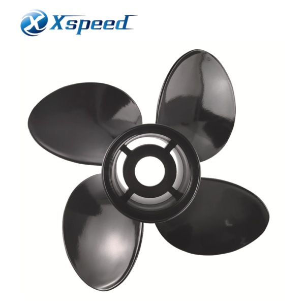 Mercury 13x15 Aluminum Interchangeable Hub Series Propeller 4 Blade 15 Tooth RH 40-140HP