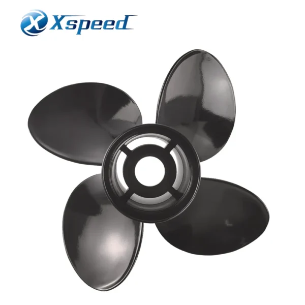 Yamaha Replacement 13x15 Aluminum Interchangeable Propeller 4 Blade 15 Tooth RH 50-130HP